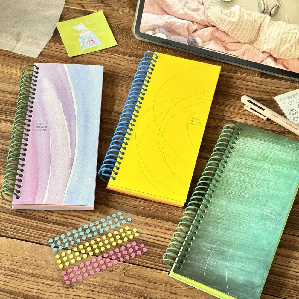 Multi Functional Colorful Coil Notebook Blank Inner Page Hardcover 2026 Planner To Do List Agenda Book Gift