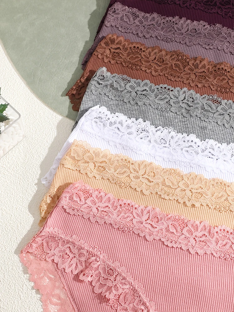 10 шт./компл. женские хлопковые трусики сексуальные кружевные трусы с низкой талией эластичное женское мягкое нижнее белье удобное нижнее белье для девочек S-XL