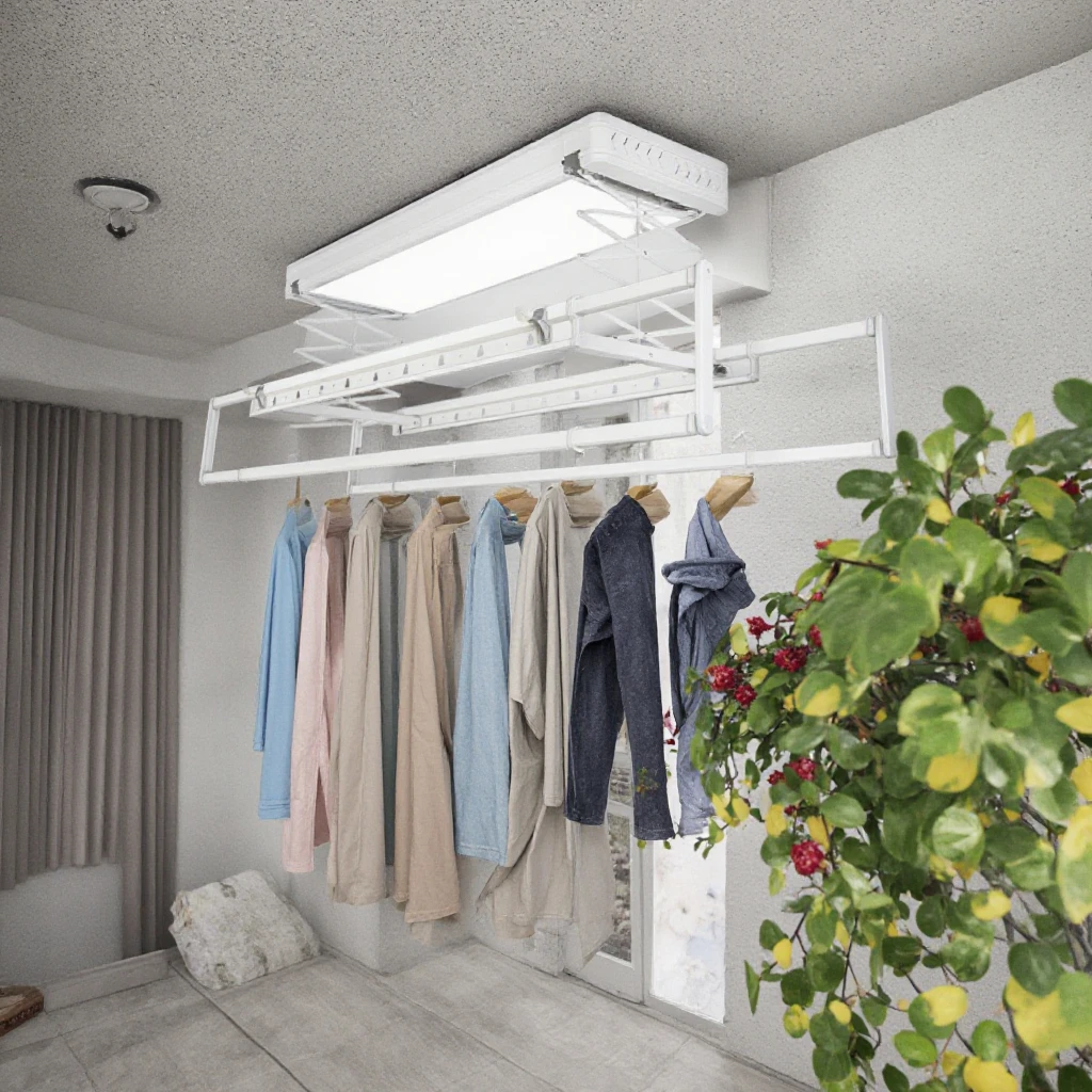 Inteligentny elektryczny suszarka do ubrań wielofunkcyjna suszarka na pranie