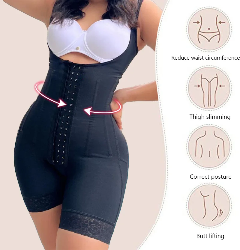 Fajas Body Shaper Postpartum Colombian Girdle Stage 2 BBL Tummy Control Slimming Sculpting Sheath Flat Belly Shapewear