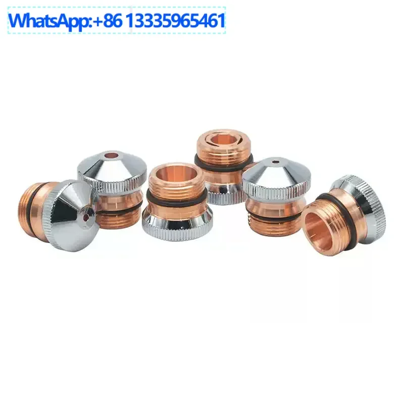 

20PCS nozzle single double layer cutting machine cutting nozzle D17M12H15 copper fiber laser cutting machine nozzle