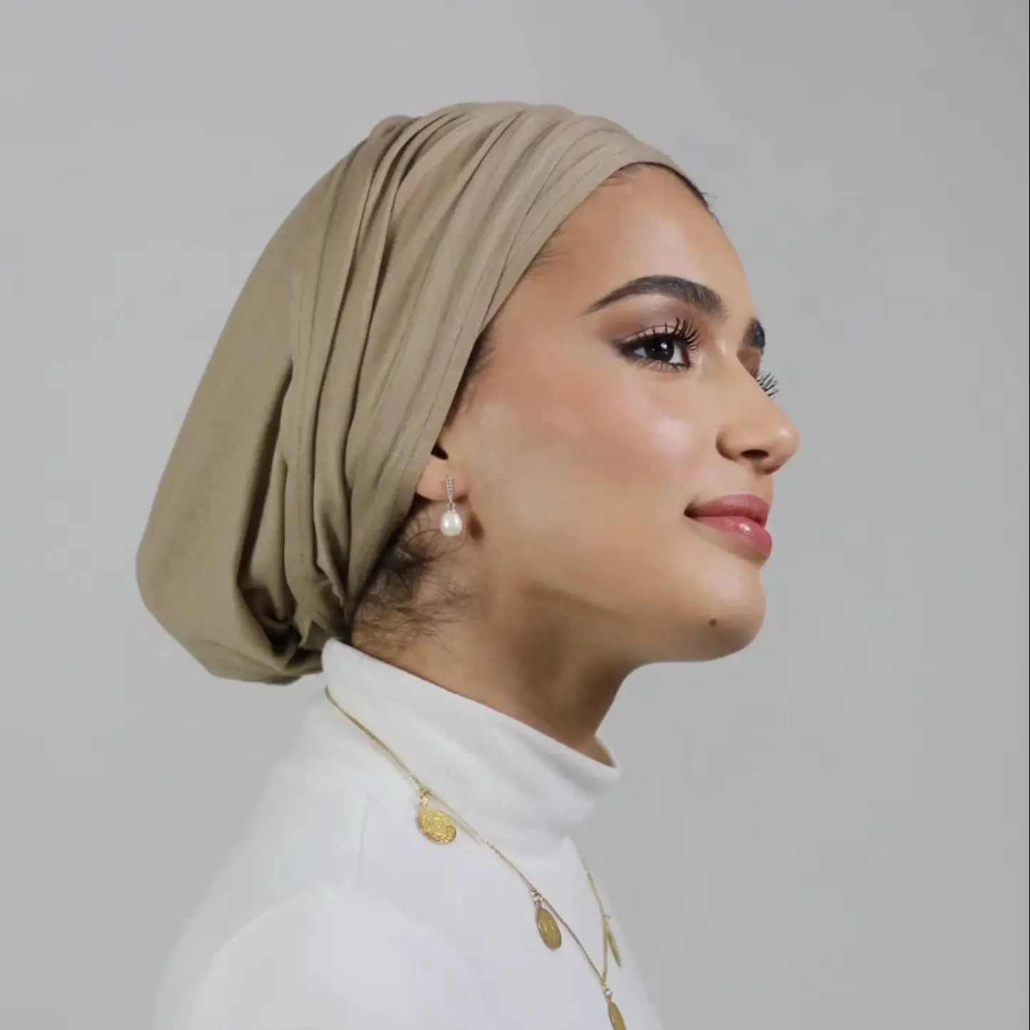 Hot Cotton Modal Hijab Caps Instant Plain Inner Cap Muslim Women Undercap Easy Wrap Turban Cotton Modal Bandana Hat Headband