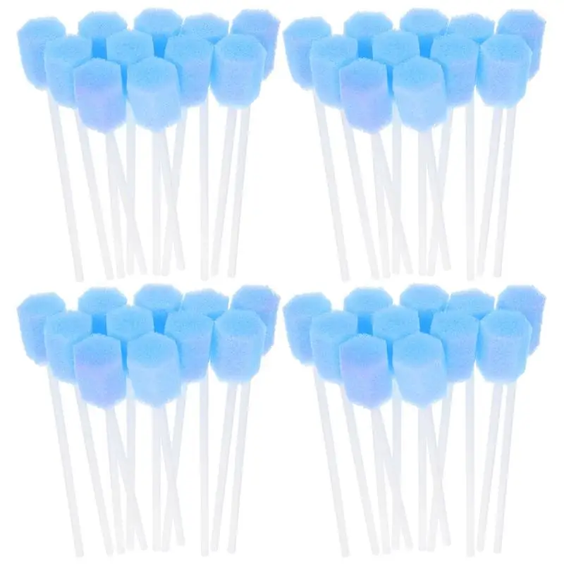 Oral Swabs Mouth Sponge Swab Cleaner Baby Care Cleaning Toothbrush Dental Sterile Tongue Disposable Swabsticks Infant Tooth