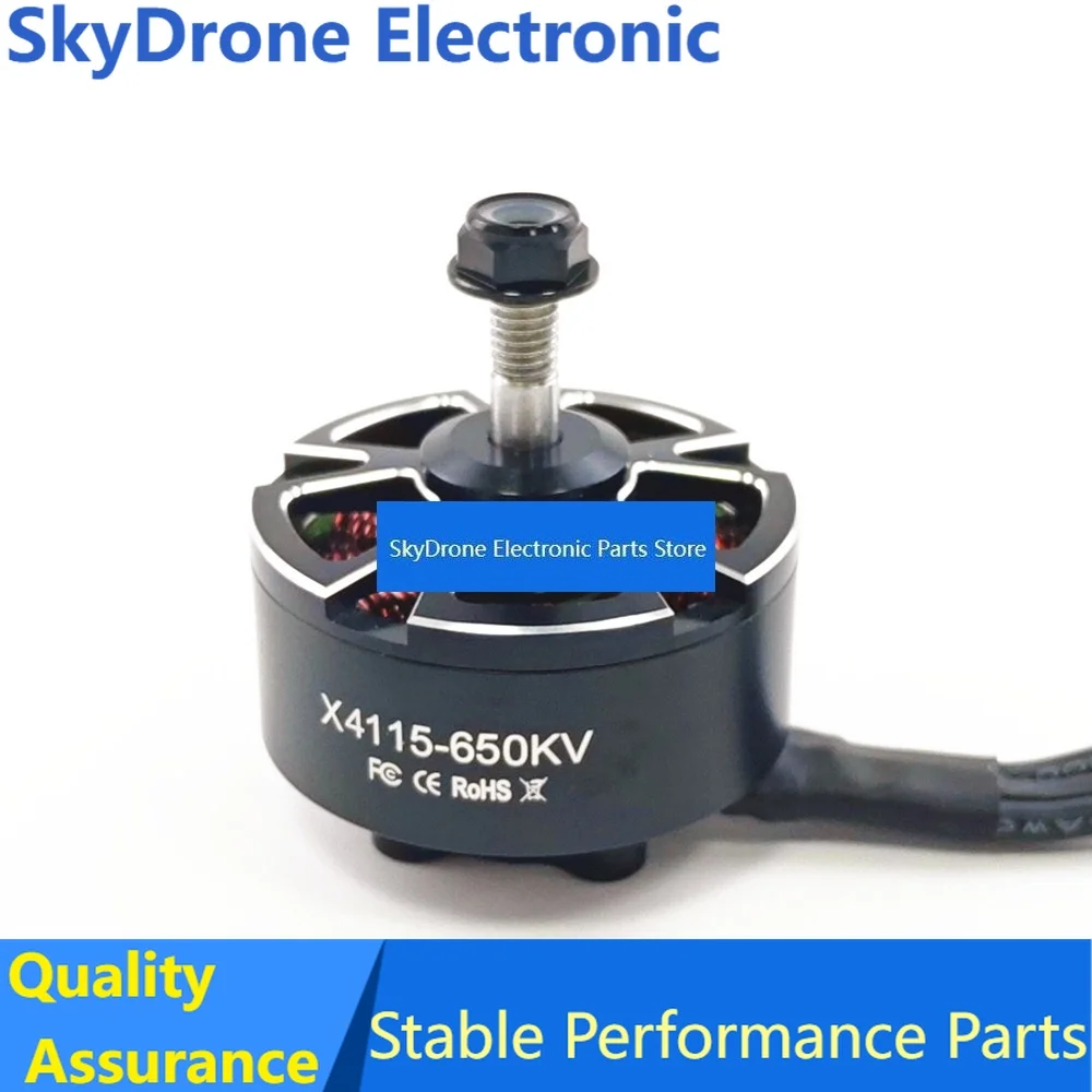 SkyDEl4PCS FPVKING 4115 X4115 650KV 8S Brushless Motor Compatible 13/15inch Propeller for FPV RC Racing Drone Parts