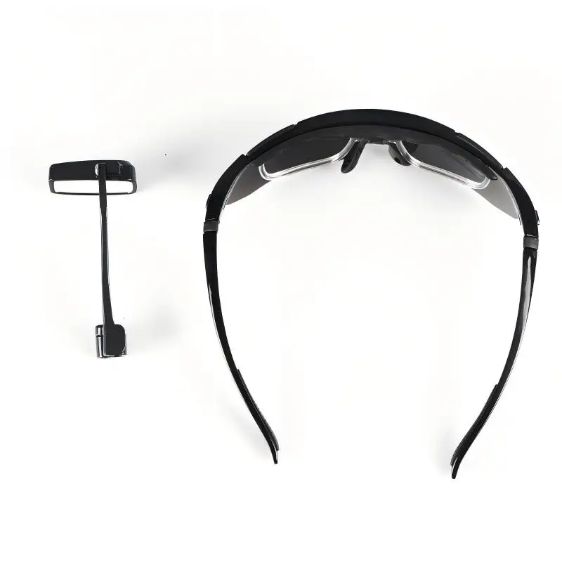 AliExpress NONE Bicycle Rear View Mirror 360° Adjustable Eyeglass Mount Cycling Helmet Rearview Mirror for MTB Road Bike