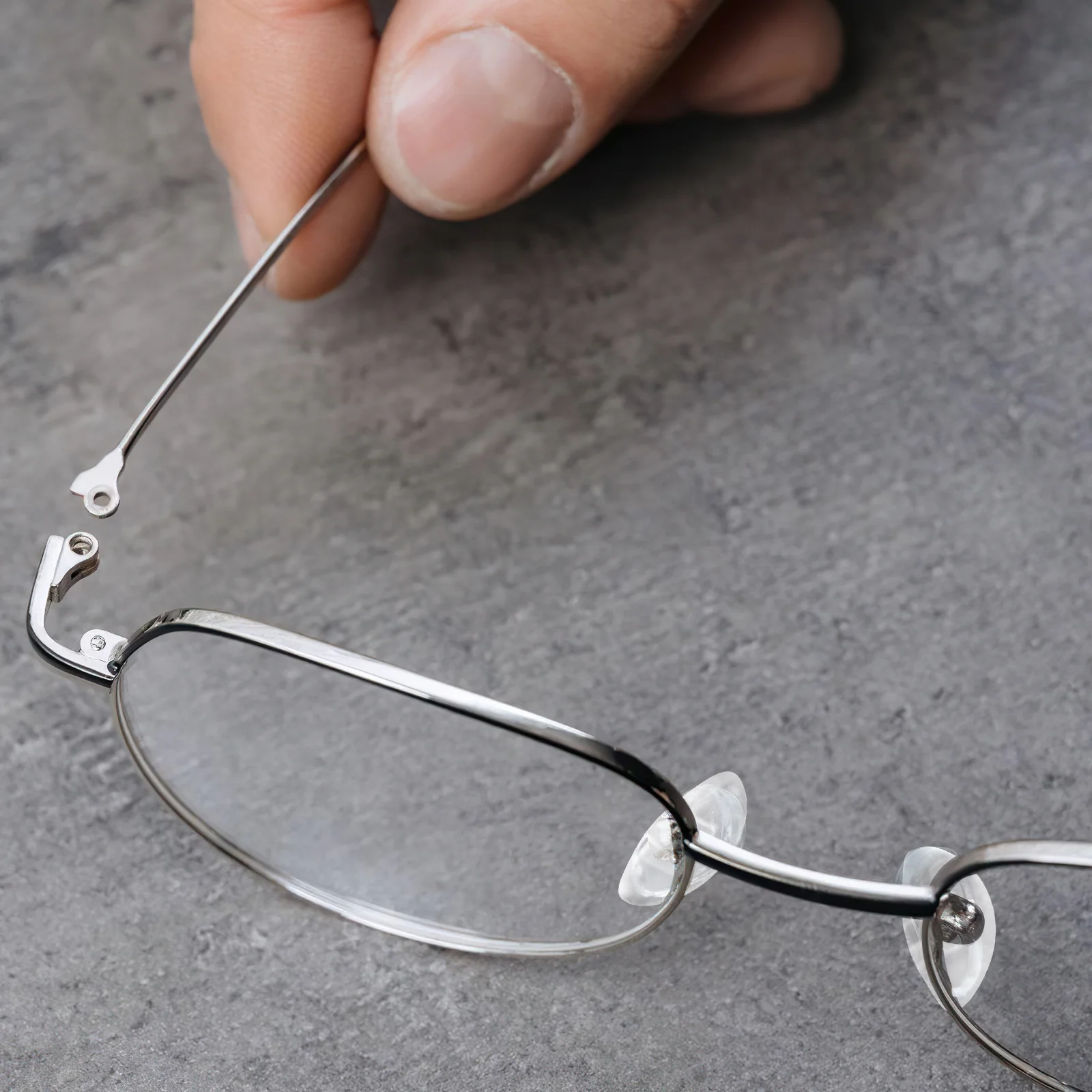 

10Pairs Silicone Eyeglass Nose Pads Replacement Cushions Anti-Skid Glasses Nose Support for Frames Comfortable Durable