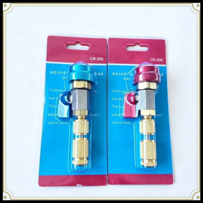 R134a Car AC Valve Core Removal Tool Kit, A/C Refrigerant Valve Wrench, Auto Air Conditioner Repair