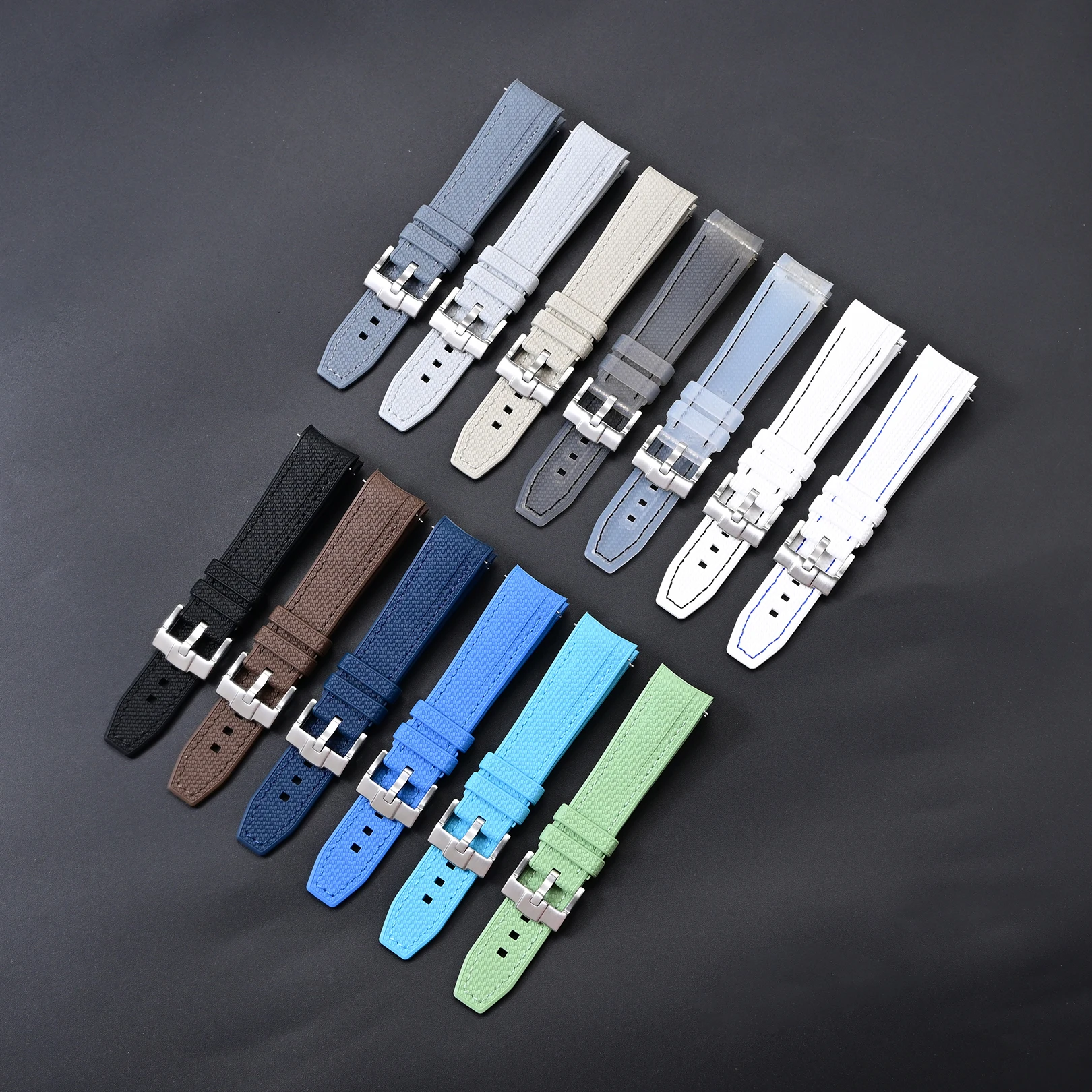 Quick Release Watchband For Omega x Swatch 20mm Curve Watch Strap Speedmaster MoonSwatch Planet Snoopy WatchBand Rubber Bracelet