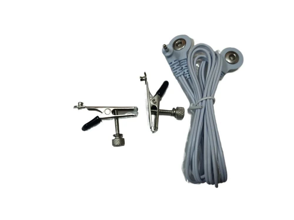 BDSM Electric Medical Themed Toy Electric Shock Flirting Toy Stimulation Nipple Clamp Labia Clamp Clitoris Stimulator Sex