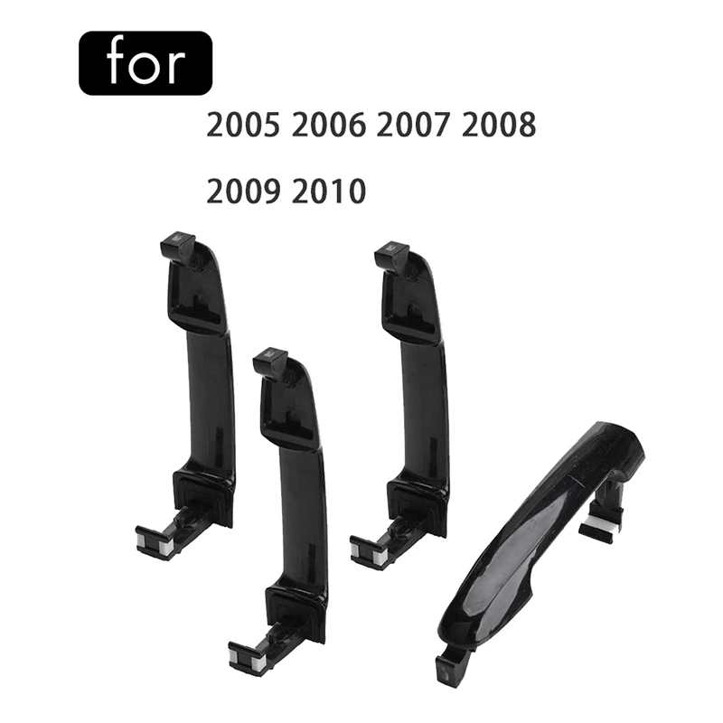 4Pcs For HYUNDAI SONATA 2005-2010 Outside Exterior Door Handle For All Four Doors 82651-3K000 Front Rear Left Right Side