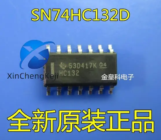 

20pcs original new 74HC132D SN74HC132DR SOP-14 grid and inverter