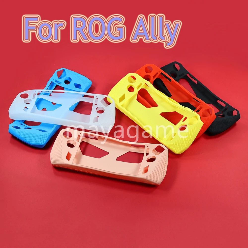 

6pcs For ASUS ROG Ally Console Case Soft Silicone Protective Cover Anti-Scratch Shell Sleeve Game Accessories