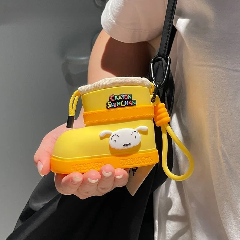 كارتون تلوين شين تشان  قلادة حقيبة التخزين المطر التمهيد سلسلة قلادة العصرية الظهر التعبئة والتغليف الحلي أصدقاء هدايا عيد الميلاد #3