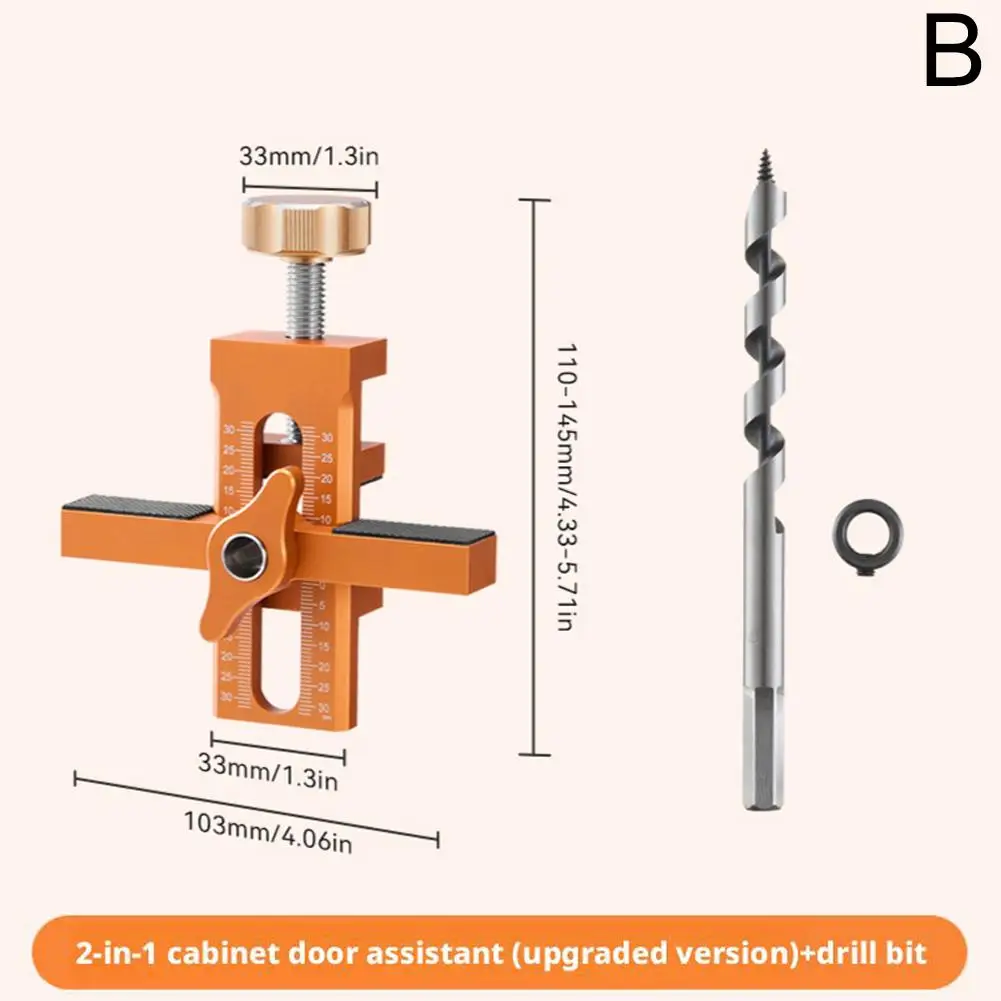 Регулируемое вспомогательное устройство для дверцы шкафа, подъемное и установка «два в одном», перфорационное устройство, инструмент для крепления дверного шкафа, Auxil X6O6