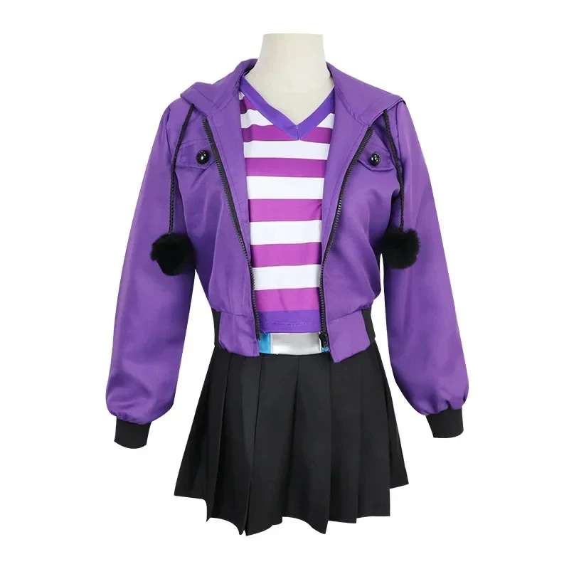 Fate/Apocrypha Astolfo Purple Rabbit Ears Jacket Skirt Anime Cosplay Costume Uniform Set Woman Sportswear Girls Cute Cloth gf;.9 - view 5