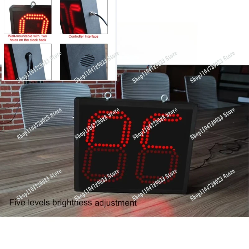 CP009 Outdoor Digital Counting Display 9-Inch Diode Laptop Counter Display with Pushbutton Switch for Racing Bikes