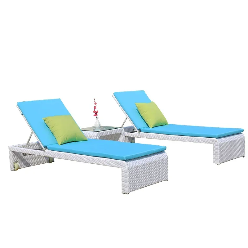 

Recliner Ratten Bed Outdoor Furniture Courtyard Home Lying Bed