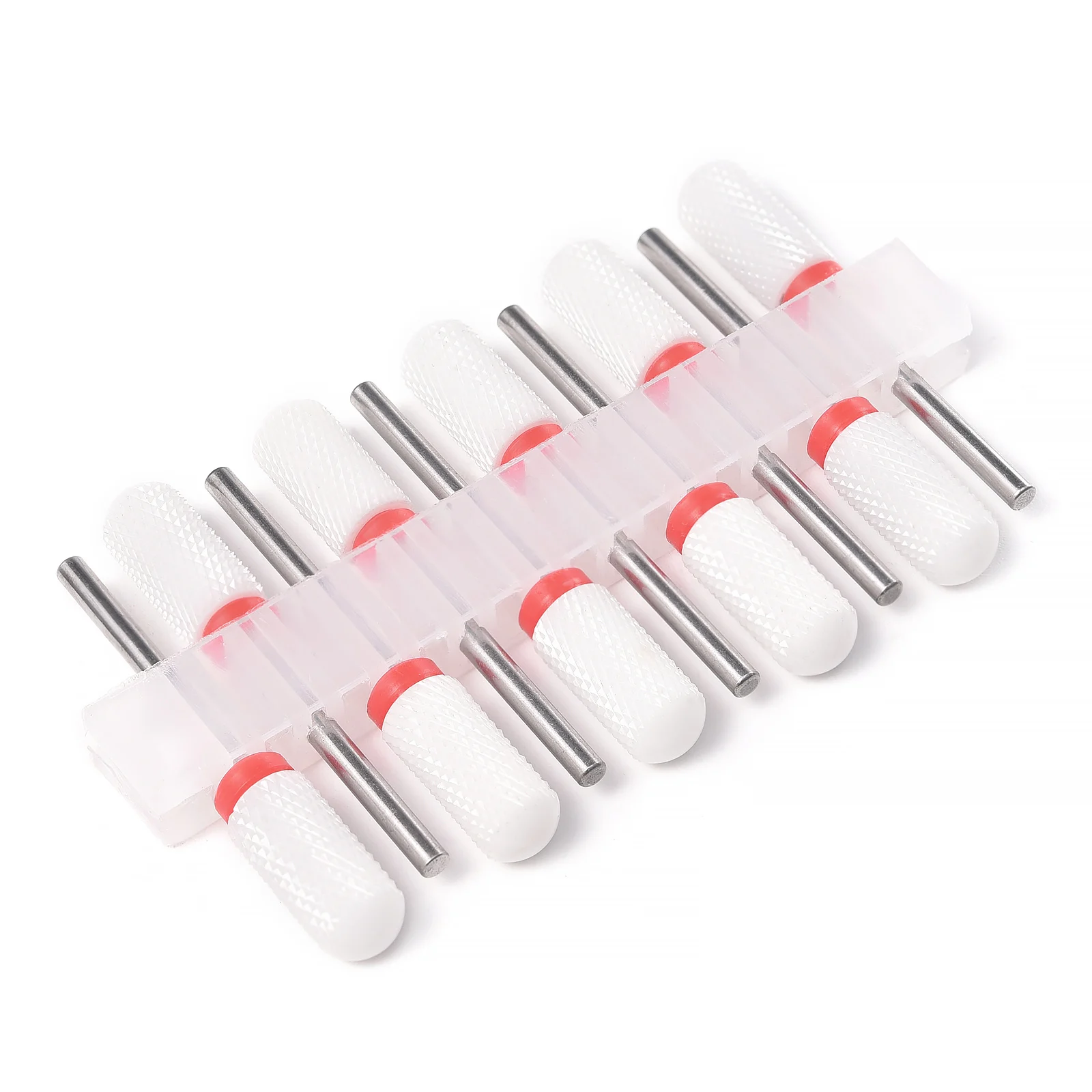 

10Pcs/set Nail Drill Cutters Set For Manicure Ceramic Nail Drill Bit Corn Shape Gel Polish Remover Cutter Electric Files Tool