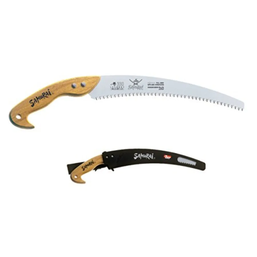 

W-330-LH 13" 33cm Heavy Duty Wooden Handle Curved Hand Saw Carrying Case Made in Japan.