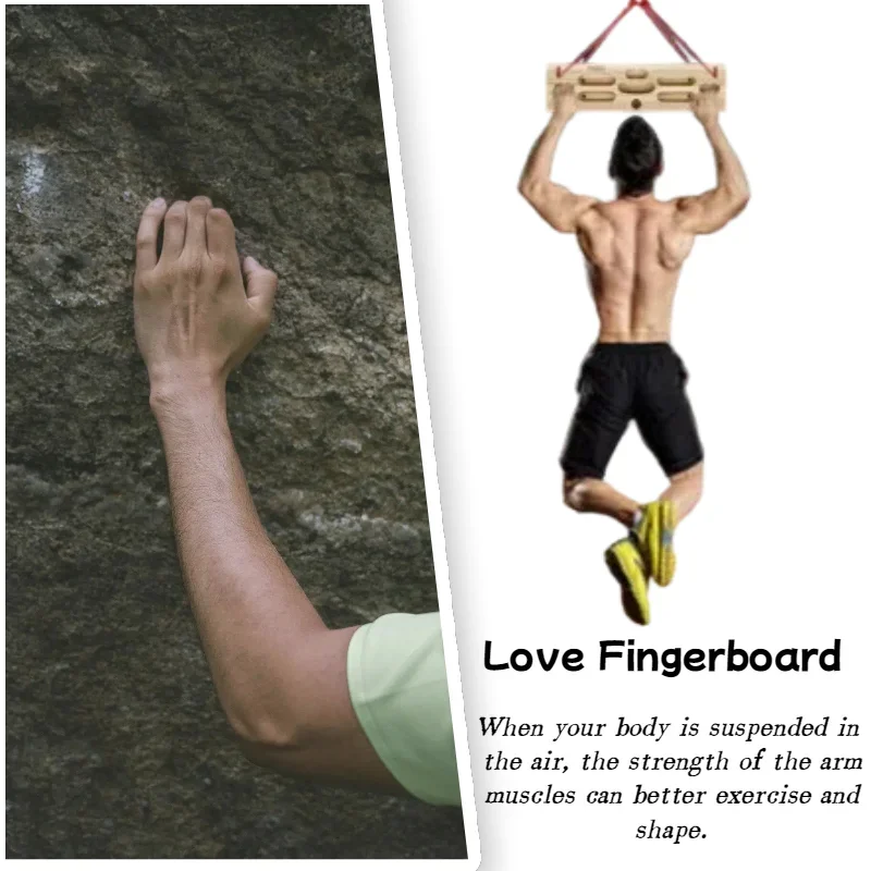 Official Website New Rock Climbing Fingerboard Home Arm Trainer Fitness Equipment, Sports Equipment Love Rock Climbing Board