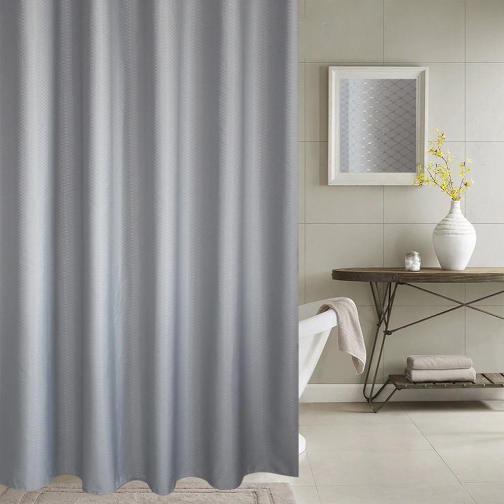 Shower Moisture Proof Curtain Home Reusable Waterproof Bathroom Drape