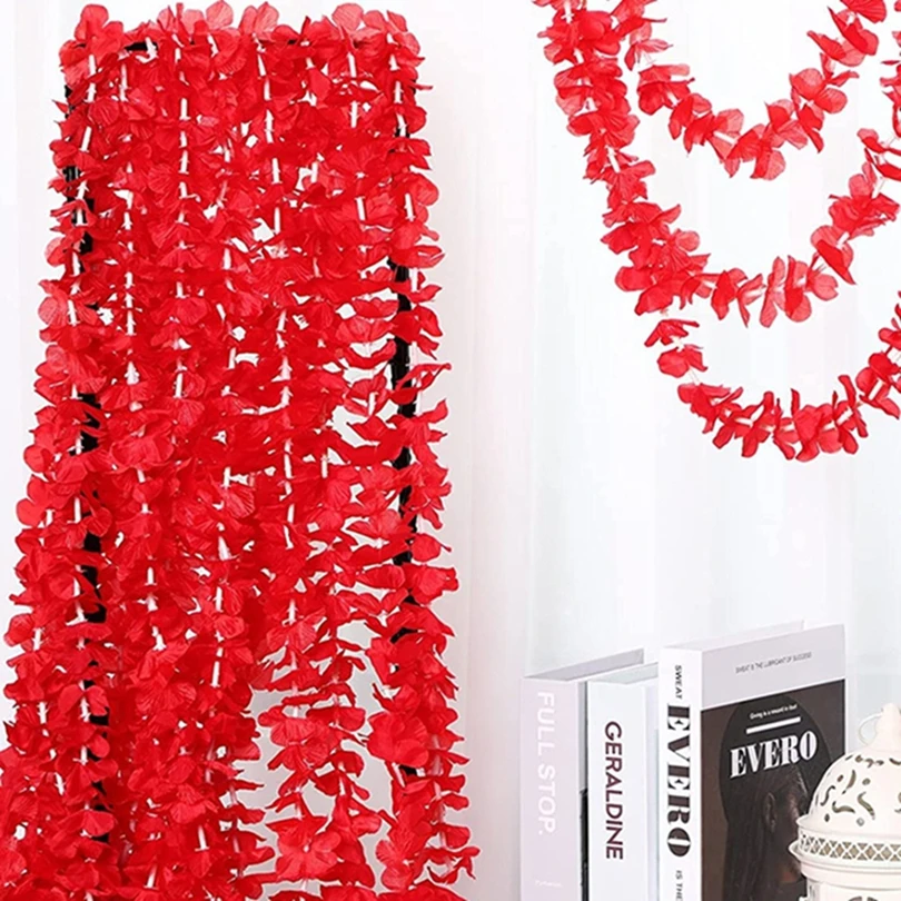 

10pcs 100cm Silk Artificial Sakura Vines Wedding Garden Archs Wall Rattan Courtyard Romantic Home Decoration Atmosphere Products