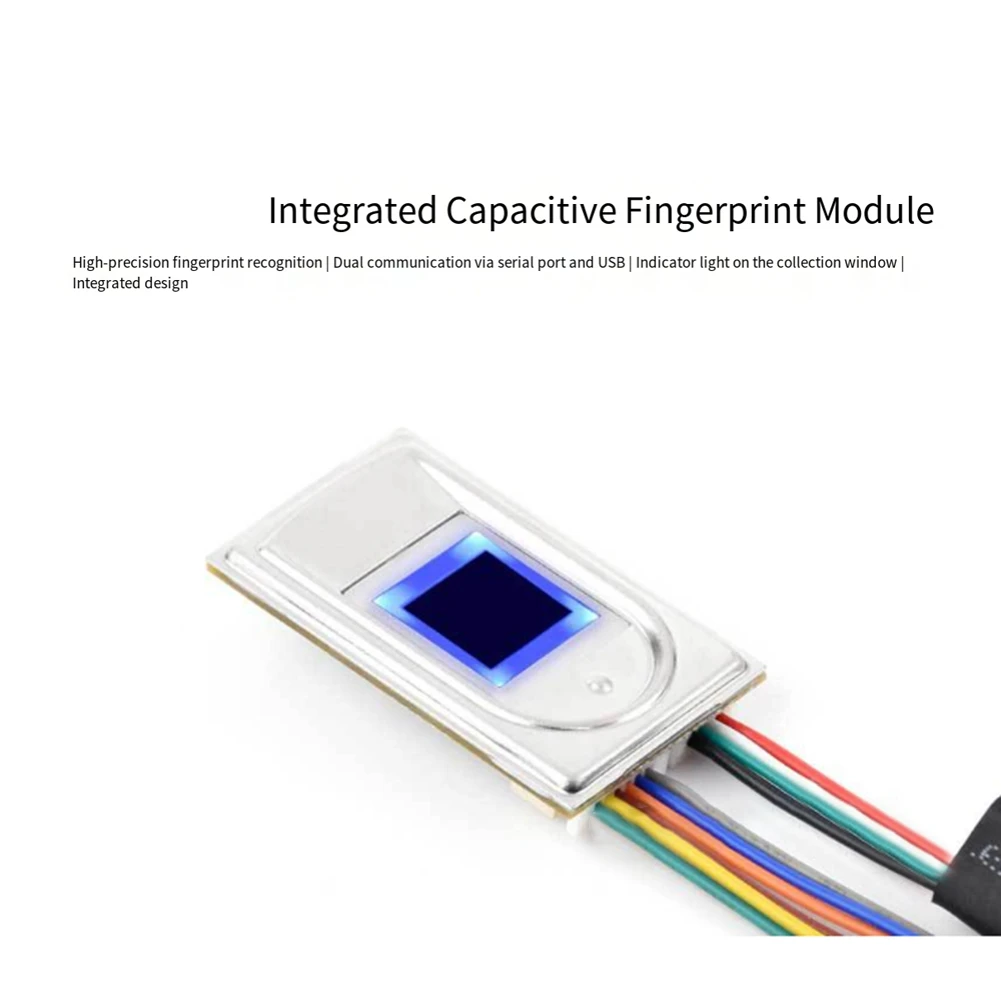 A19F-Capacitive Fingerprint Module Cortex Core UART&USB Serial Port Communication Integrated Fingerprint Recognition Sensor