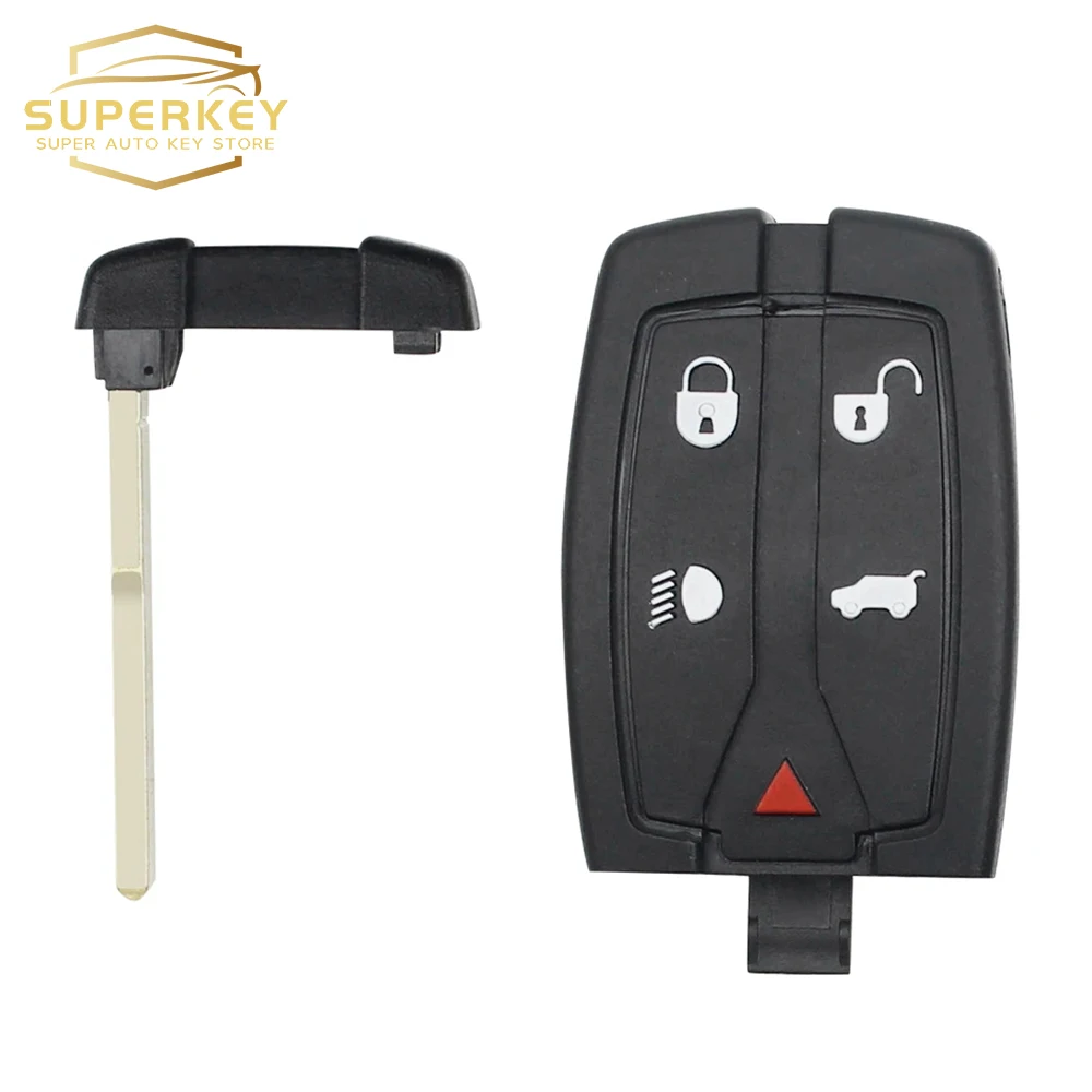 SUPERKEY Inteligentny pilot zdalnego sterowania 433/315 MHz 5 przycisków ID 46 CHIP do Land Rover Freelander 2 LR2 Ranger Sport