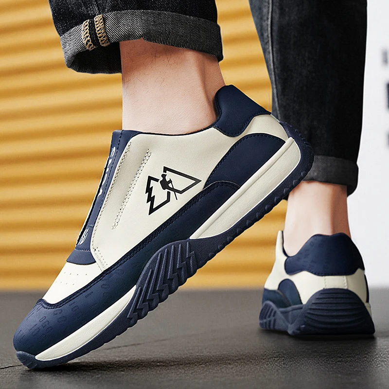 

2026 New Breathable Slip-On Anti-Slip Wear-Resistant Casual Shoes Thick Bottom Labor Protection Zapatos Men's Work Sports Shoes