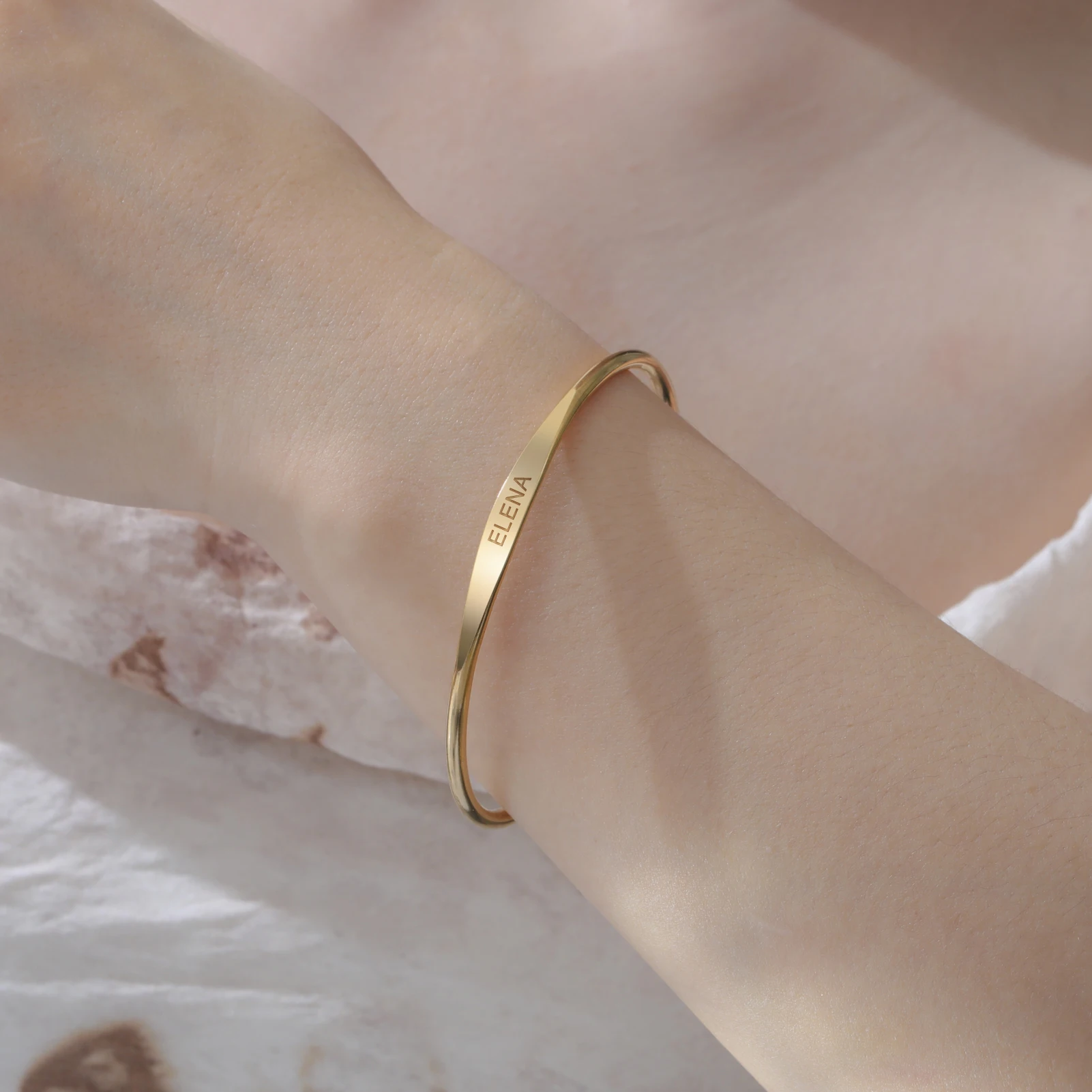 

Custom Engraved Bracelet Exclusive Texts Design Distinctive Becomes Fashion Statement Accessory Serves Wonderful Gift Your Lover