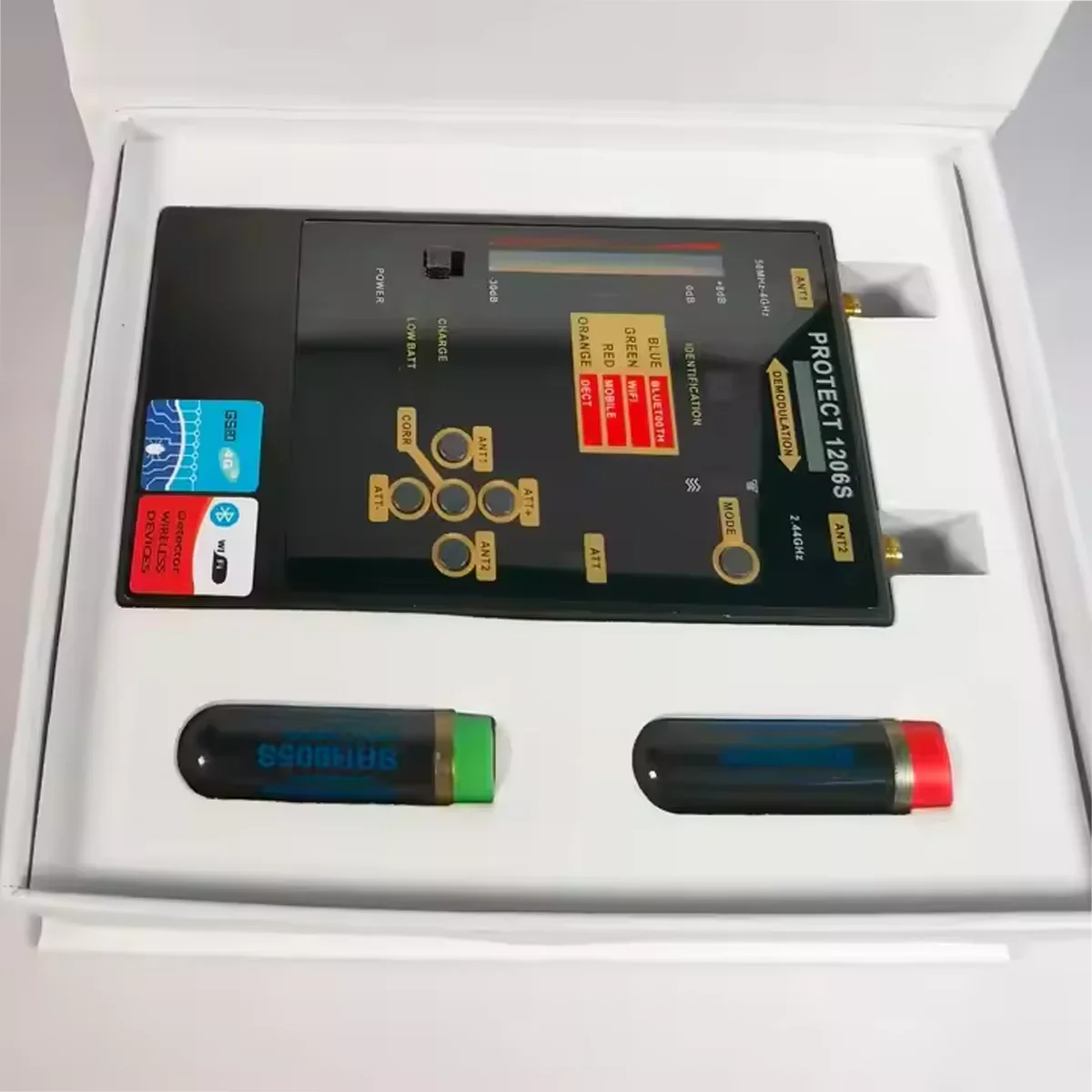 Professional RF Signal Detector, Bug GSM GPS Tracker, Anti-Spy Infrared Laser Camera WiFi Hidden Device Scanner