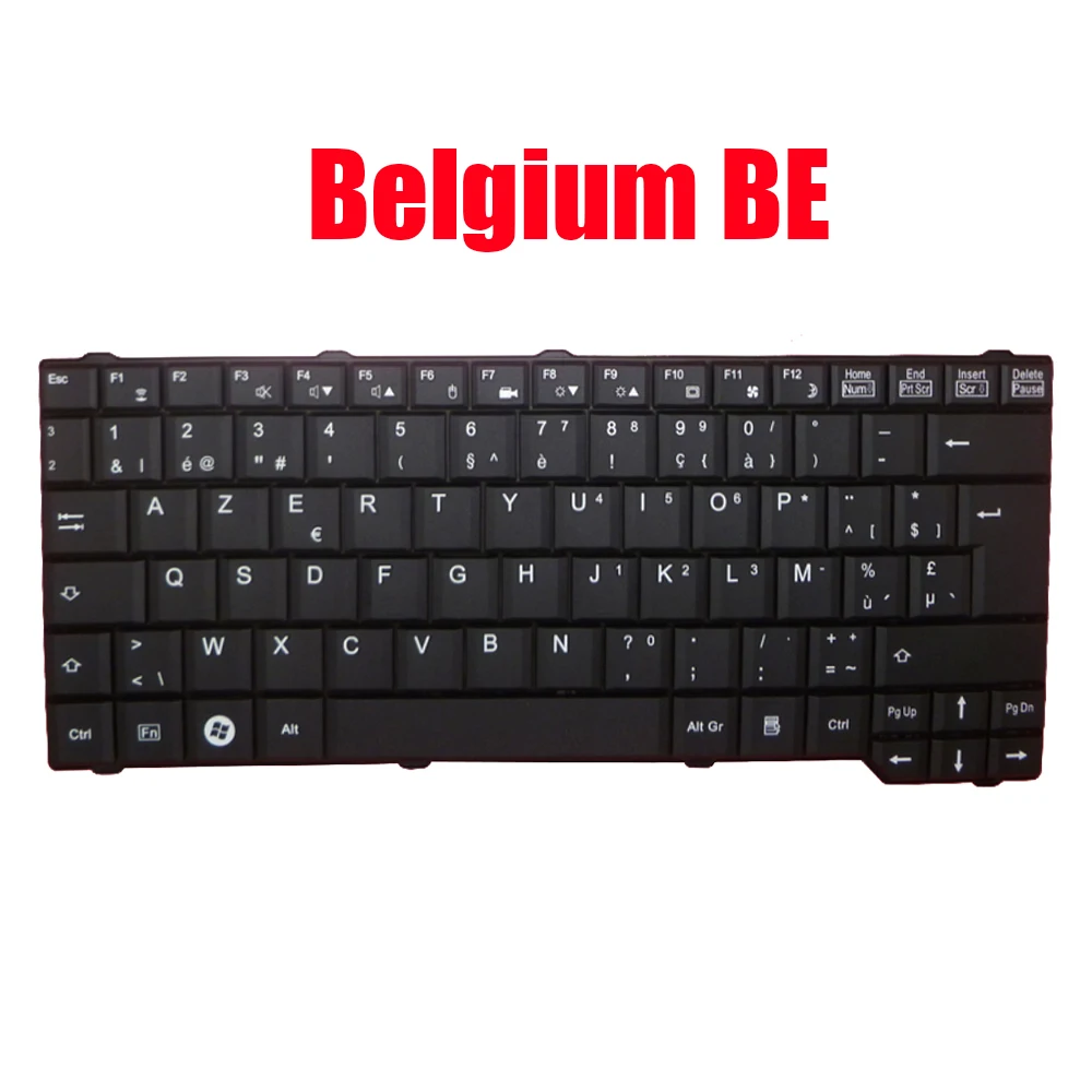 Laptop Keyboard For Fujitsu For Esprimo Mobile For Amilo Li3710 PA3515 PA3553 D9510 M9410 M9415 Belgium BE Black New