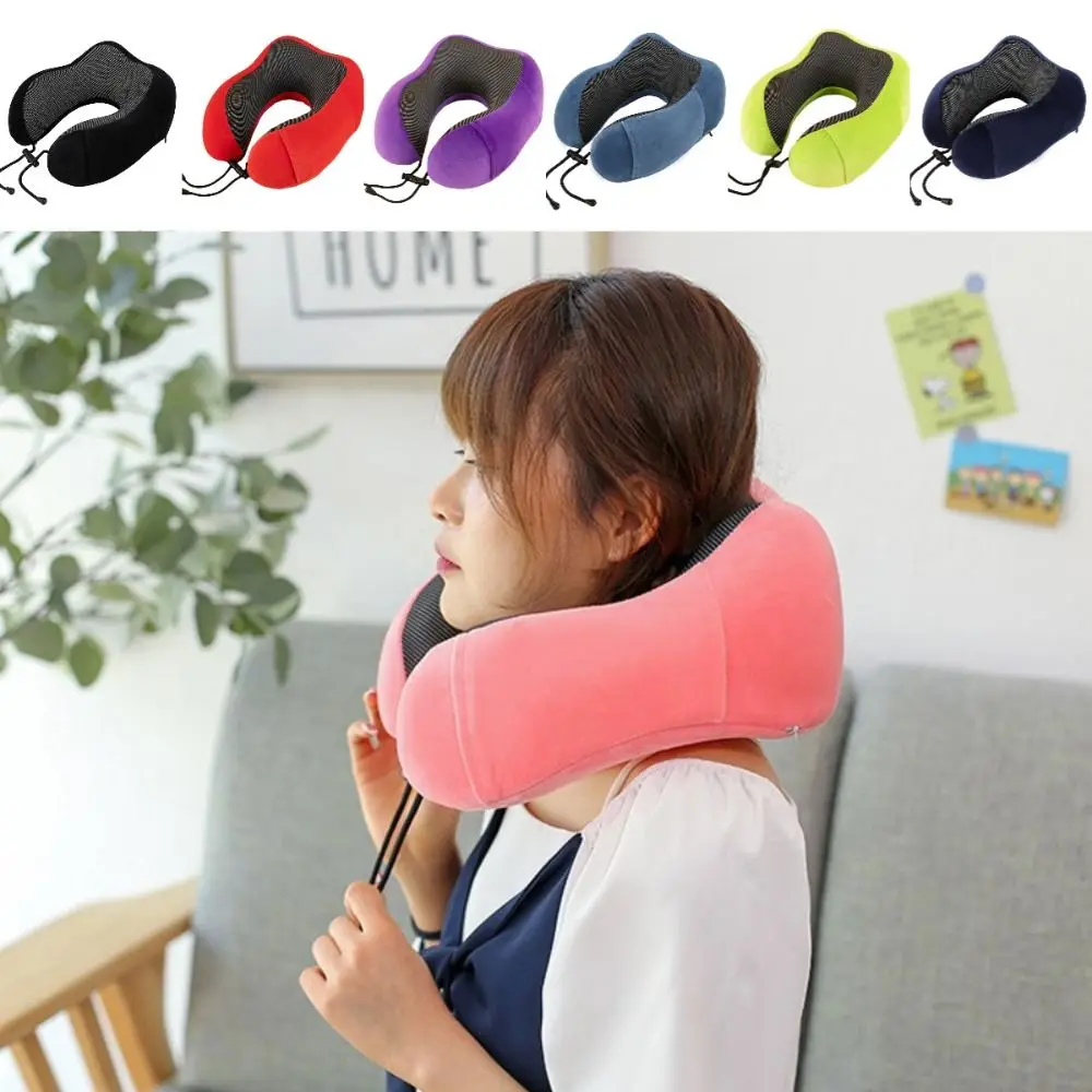 New styler 30*25*15cm U Shaped Pillows Neck Support Neck Protect Travel Pillow Cushion Without Carry Bag Memory Foam Nap Pillow