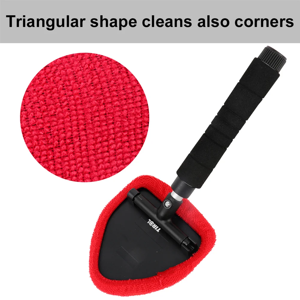 

Microfiber Car Duster Extendable 180 Degree Rotation Car Home Cleaning Brush with 2 PCS Cleaning Heads