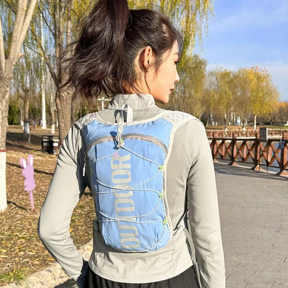 

Running Backpack Multi-Pocket Water Backpack with Hydration Bladder Reflective Strip Sports Backpack for Hiking Cycling Pack