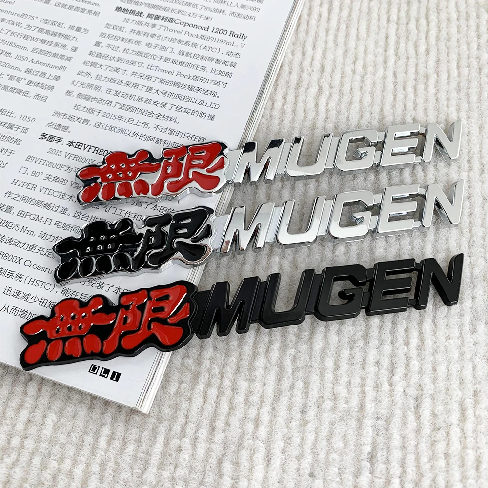 3D Metal Car Front Grille Emblem Type R Logo Decal For Honda CIVIC FD2 FD FA 5 Mugen TypeR Racing Car Styling Accessories