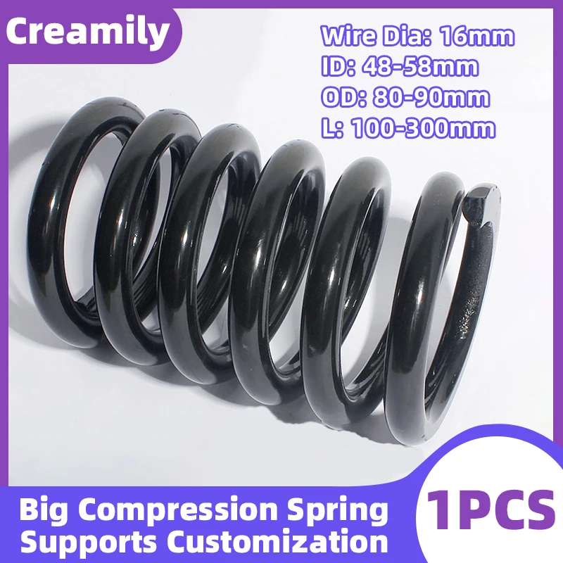 creamily heavy duty grande coil compression spring spring diametro do fio 16 mm diametro 80 90 mm comprimento 100300 mm 1pc 01