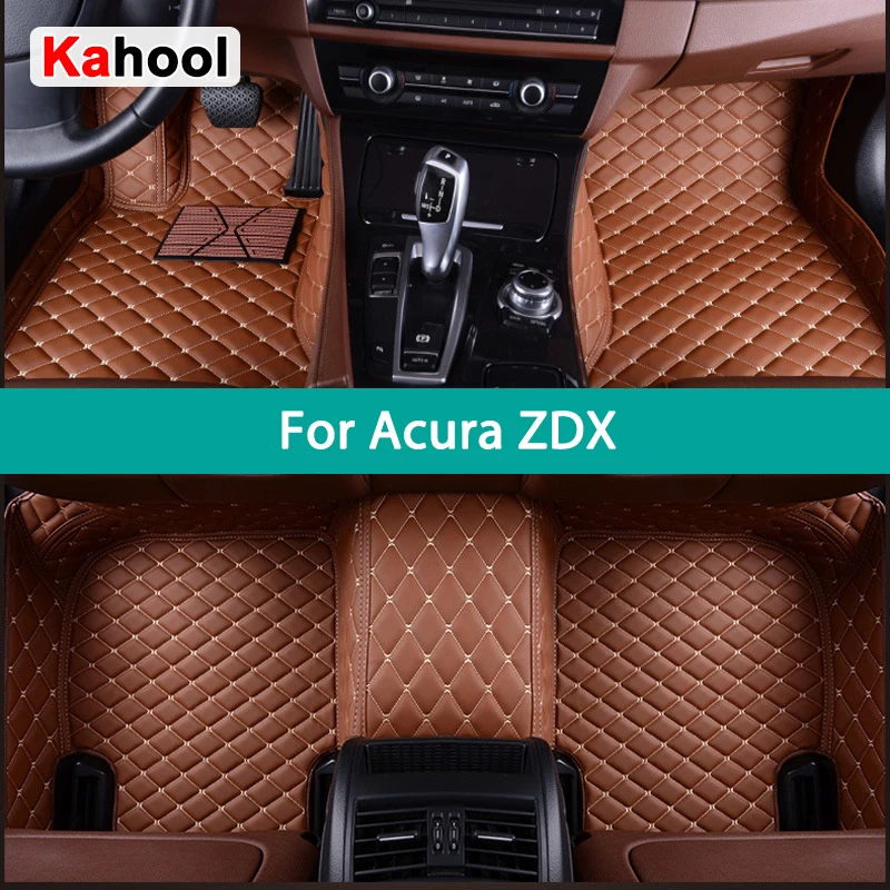 

KAHOOL Custom Car Floor Mats For Acura ZDX 2009-2023 Auto Carpets Foot Coche Accessorie