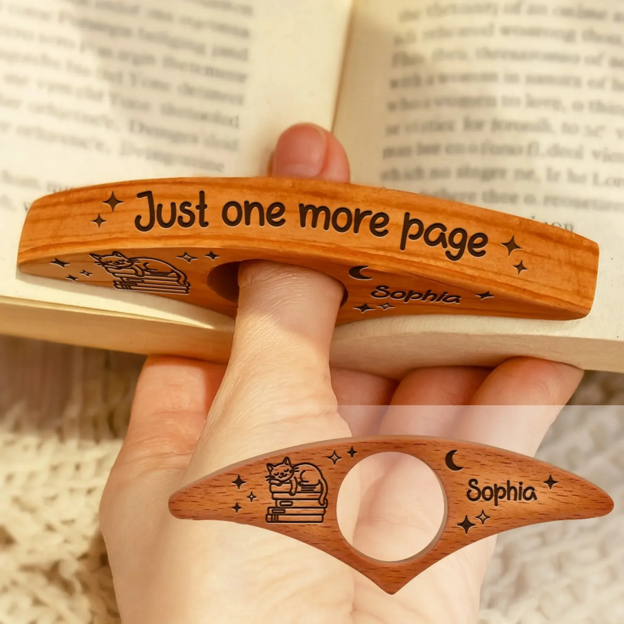 MaiLun Just One More Page-حامل صفحة كتاب الاسم الشخصي هدية عيد ميلاد ذات مغزى للأطفال