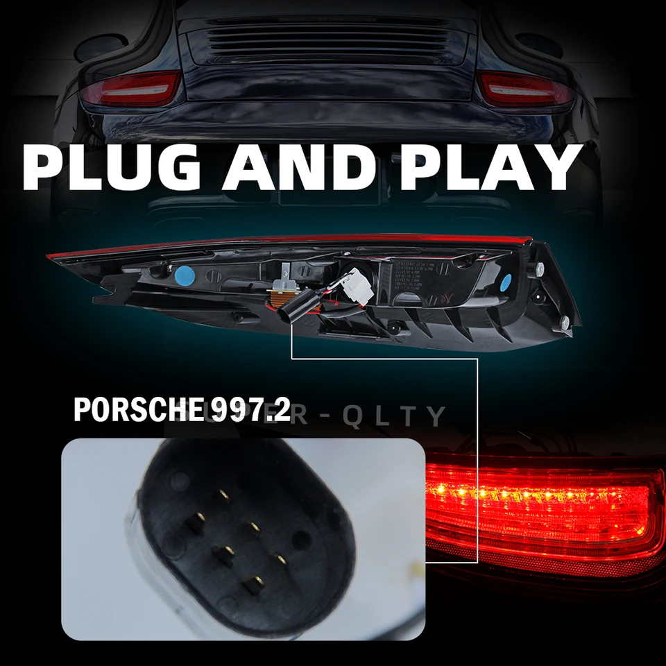 テールライトアセンブリ,997.2,9-11,ブレーキライト,新品,2個
