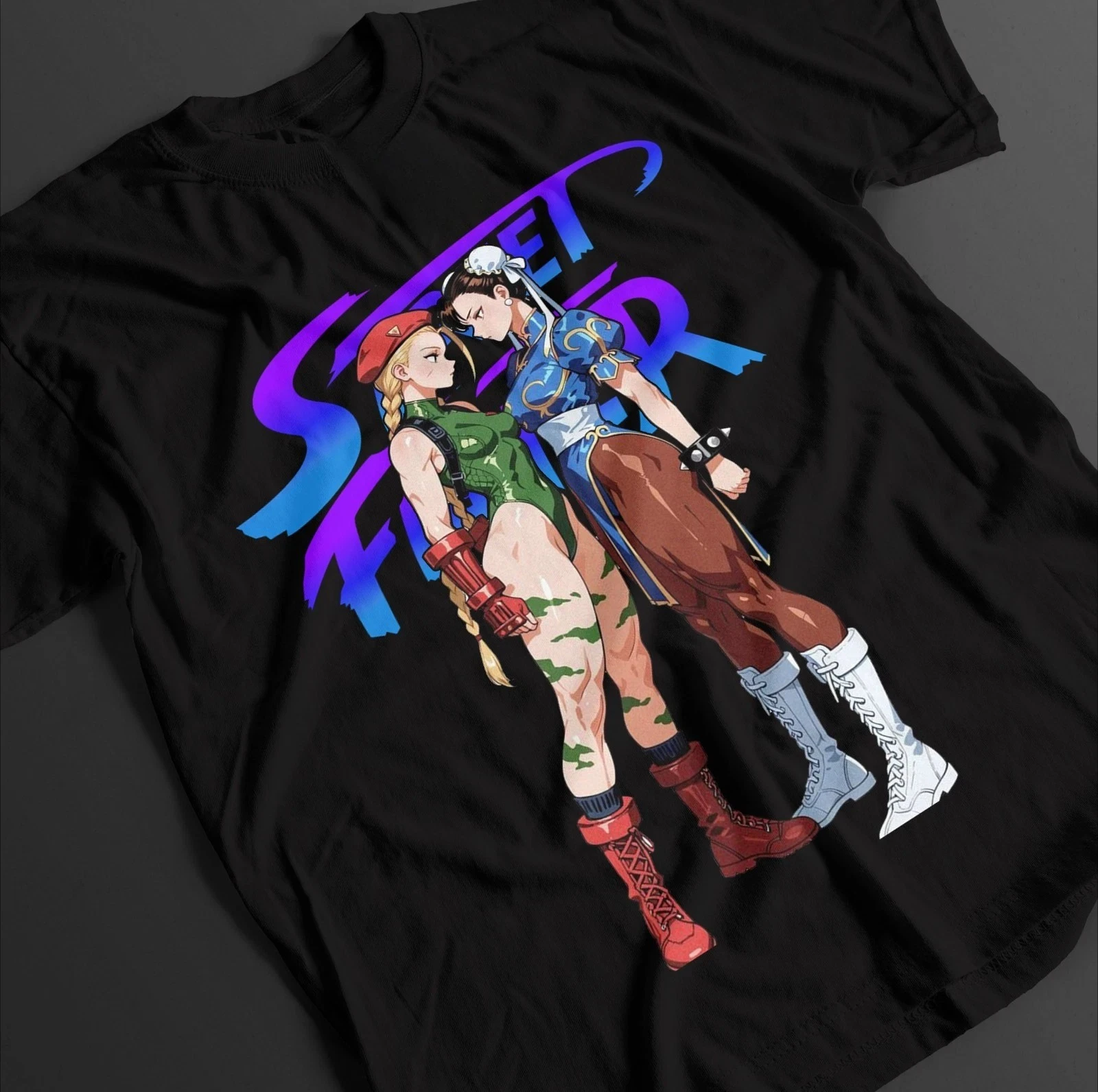 Camiseta Clásica Vintage de Anime Chun Li para Hombre, Verano 2026, Camiseta Unisex de Anime y Manga, Camiseta para Amantes del Anime, Camiseta con Gráficos de Anime