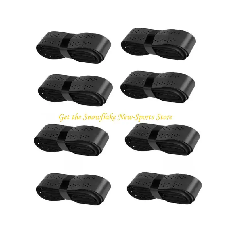 

E56D 8Pcs Tennis Grip Head Overgrips AntiSlip Tennis Rackets Grip AntiSkid Sweat Tape for Tennis, Squash and Badmintons