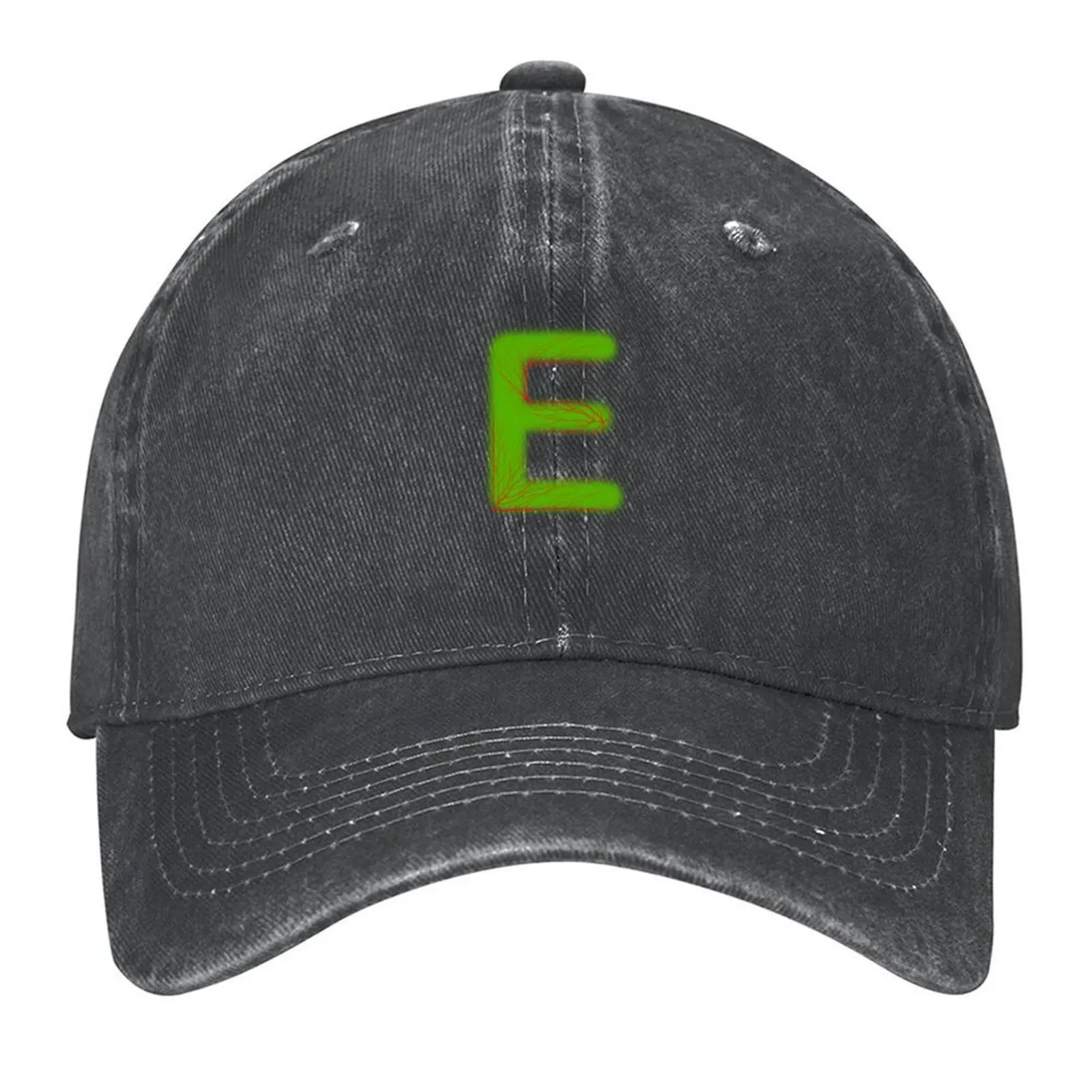 

letter E,red and green art work Baseball Cap hiking hat Kids Hat fun hats Snap Back Hat Boy Women's
