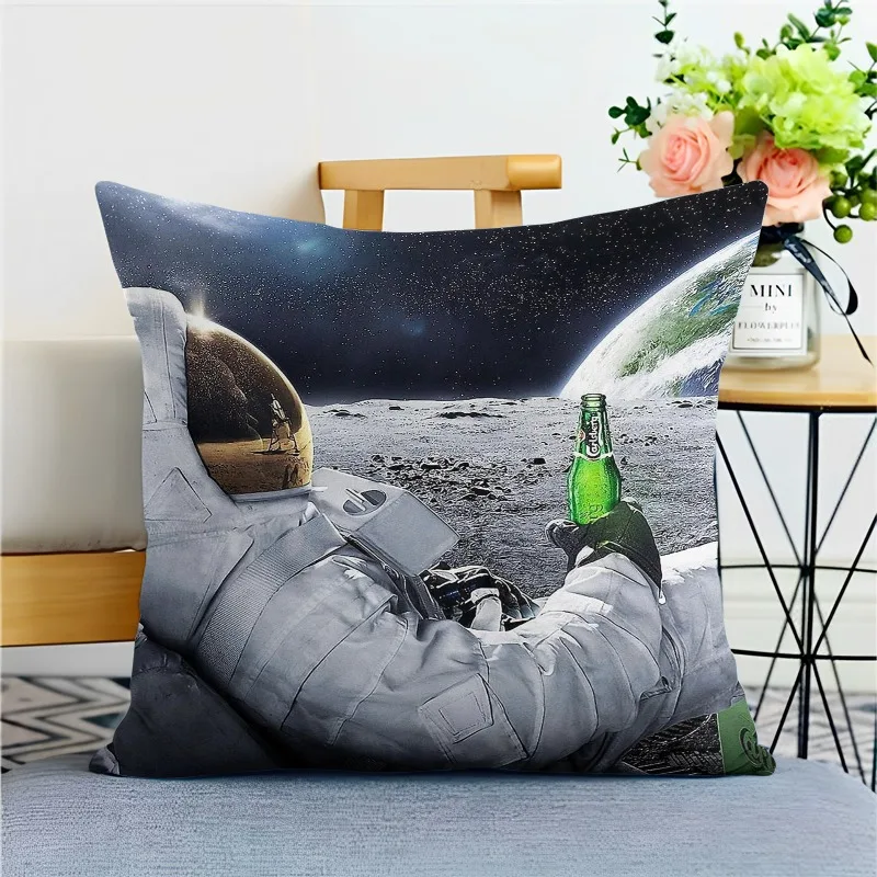 Starry Sky Space Science Fiction Pillowcase Dormitory Decoration Office Living Room Home Pillowcase