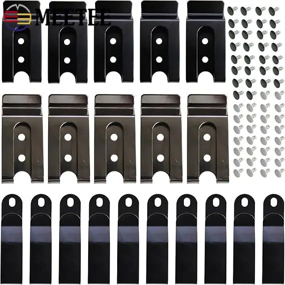 

2/5/10Pcs Metal Buckles For Belt Wallet Clip Hooks Waistband Pocket Clasp Holster Sheath Loops DIY Hardware Accessories