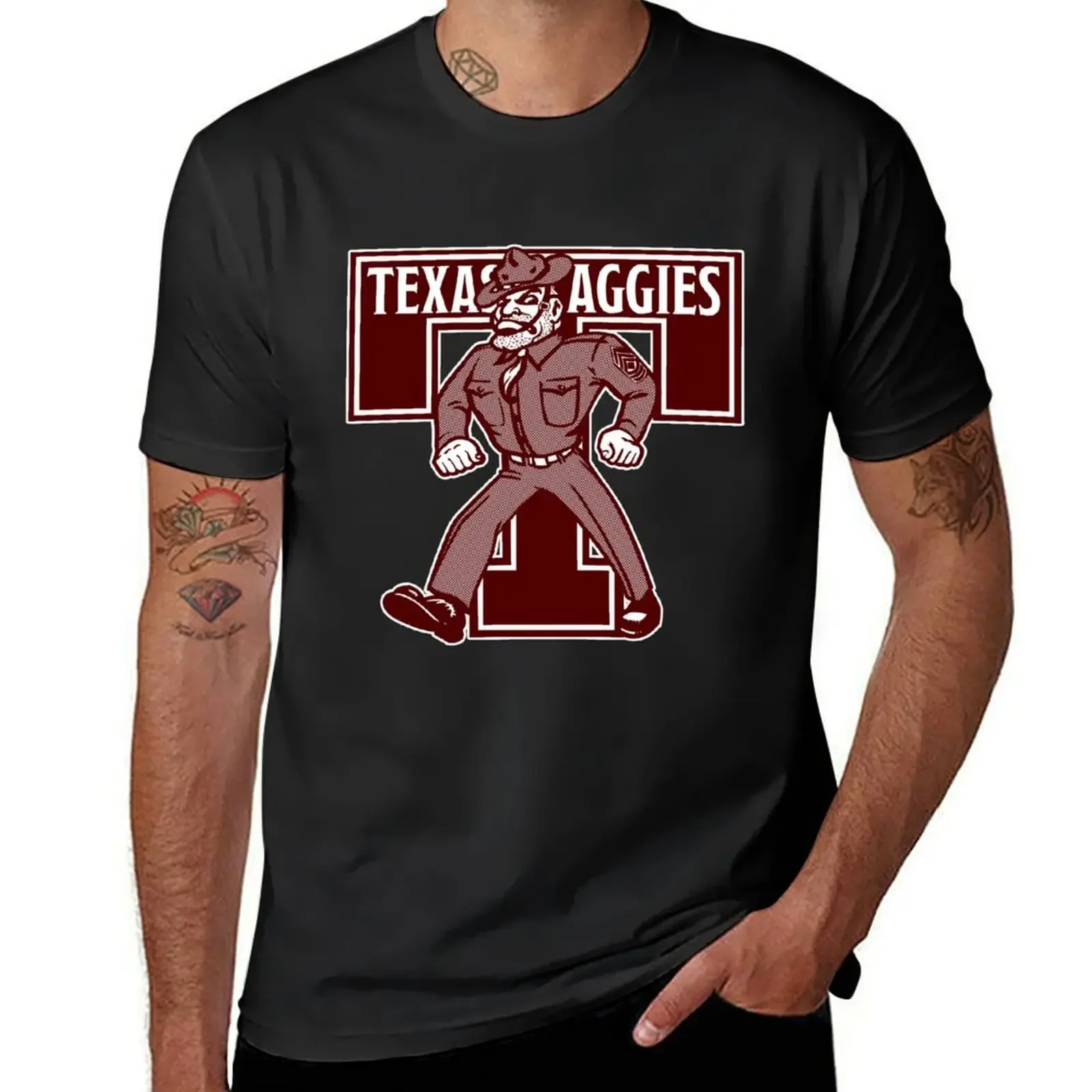 

Vintage Texas AnM Aggies T-Shirt anime tshirt anime figures quick-drying shirts graphic tees men clothing