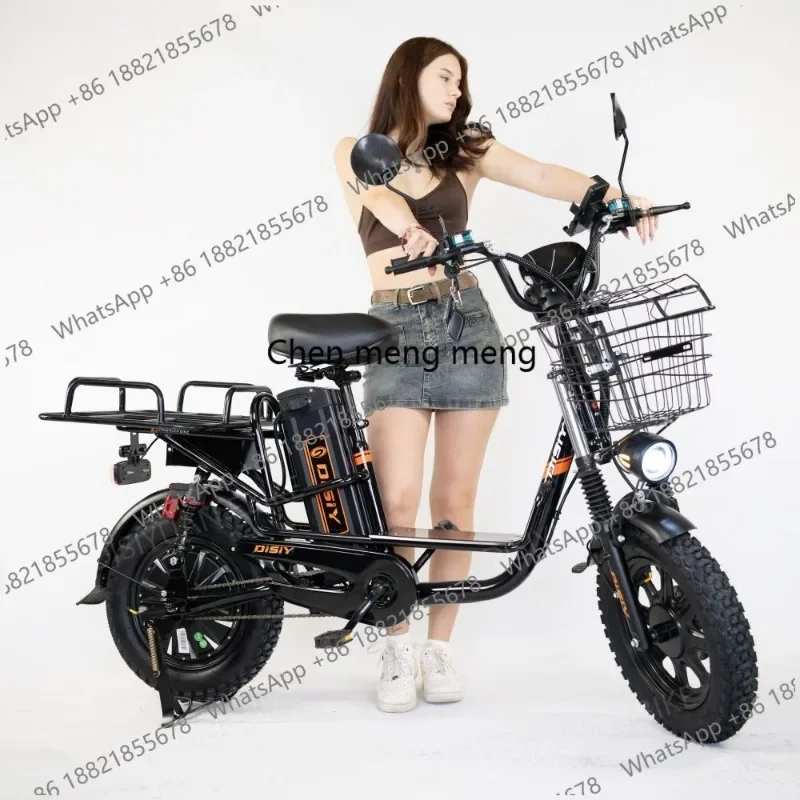 

hot selling Factory Outlet New Monster V3 Plus Electric Bike 60V 30A 1000W Fat Tire Motorcycle for Adult Delivery Servi