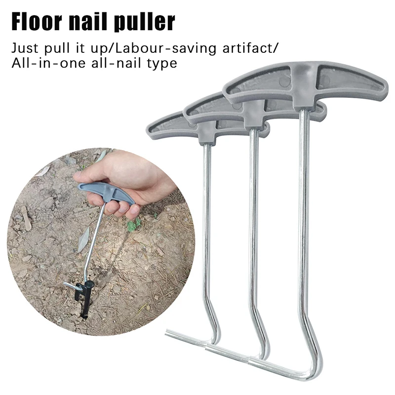 Nuevo extractor de clavos portátil para tiendas de campaña, de aleación, perfecto para lonas, camping, gazebo, accesorios para tiendas de campaña, herramientas de jardín (1 unidad)