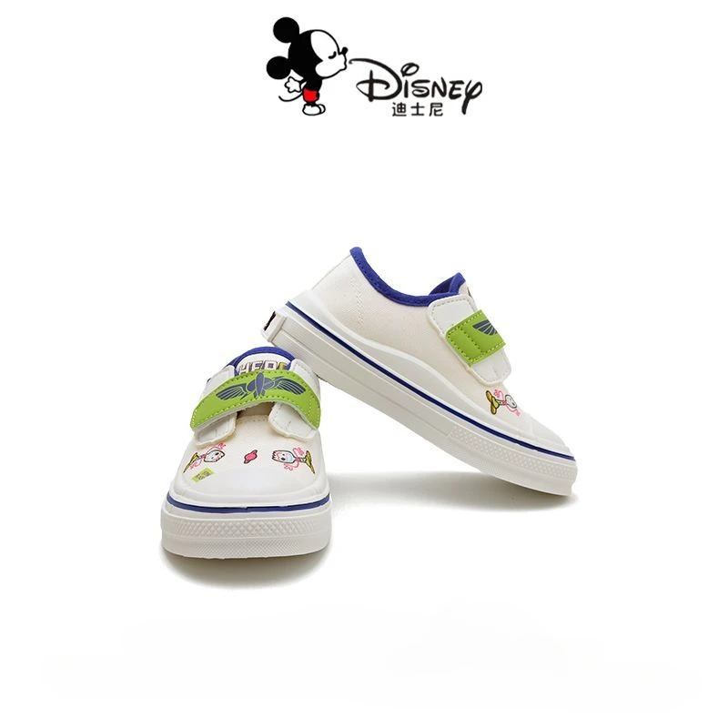 Disney Buzz Lightyear scarpe di tela per bambini scarpe casual estive per ragazzi e ragazze scarpe bianche leggere con suola morbida