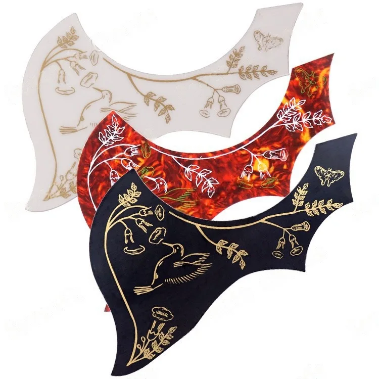 

Guitar Accessories Hummingbird Flower Folk Guitar Pickguard Panel Protection Plate FN-01
